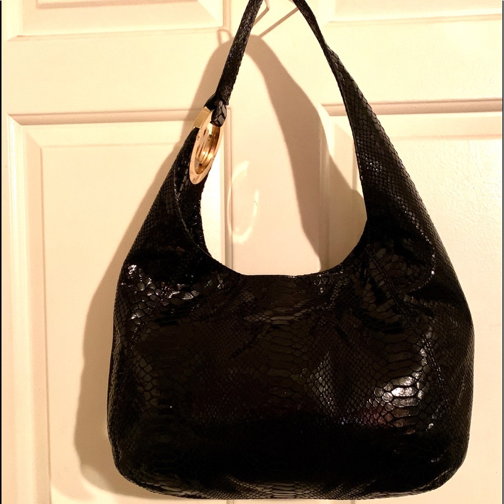 Michael Kors Lightweight Fulton Snakeskin Tote